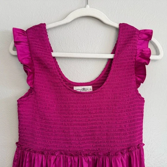 Natural Life Smocked Maxi Dress - Picture 5 of 11